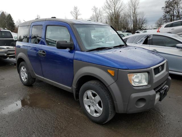 5J6YH28524L014102 - 2004 HONDA ELEMENT EX BLUE photo 4