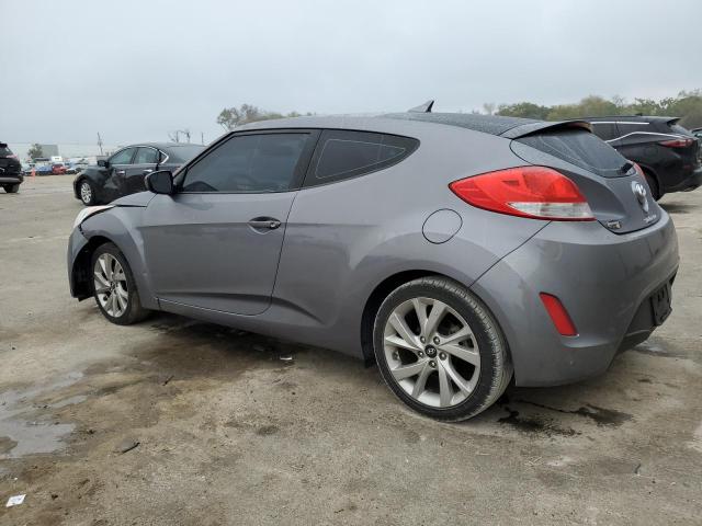 KMHTC6AD4HU309611 - 2017 HYUNDAI VELOSTER GRAY photo 2