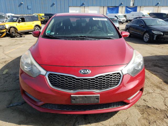 KNAFX4A64F5436732 - 2015 KIA FORTE LX RED photo 5