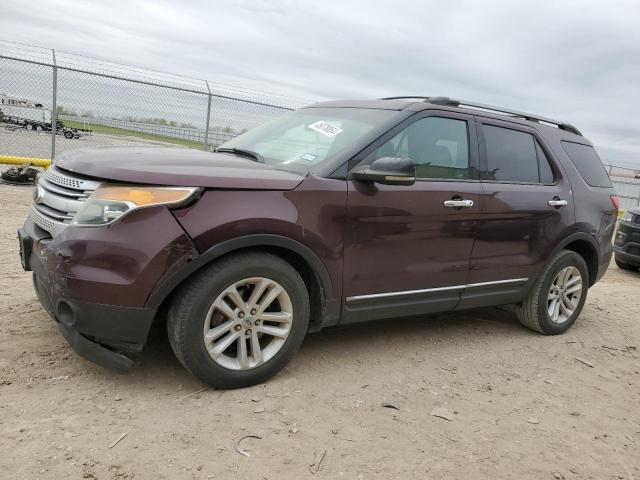 1FMHK7D8XBGA28478 - 2011 FORD EXPLORER XLT BURGUNDY photo 1