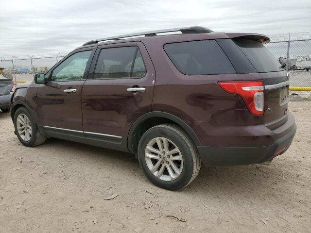 1FMHK7D8XBGA28478 - 2011 FORD EXPLORER XLT BURGUNDY photo 2