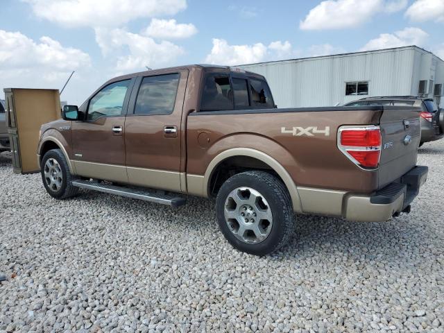 1FTFW1ET2CKD95048 - 2012 FORD F150 SUPERCREW BROWN photo 2