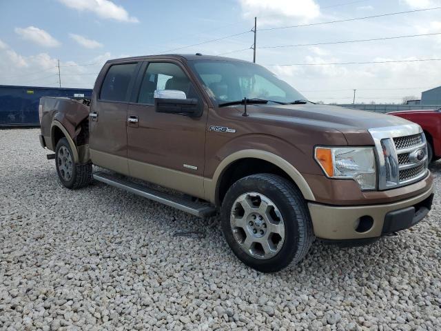 1FTFW1ET2CKD95048 - 2012 FORD F150 SUPERCREW BROWN photo 4