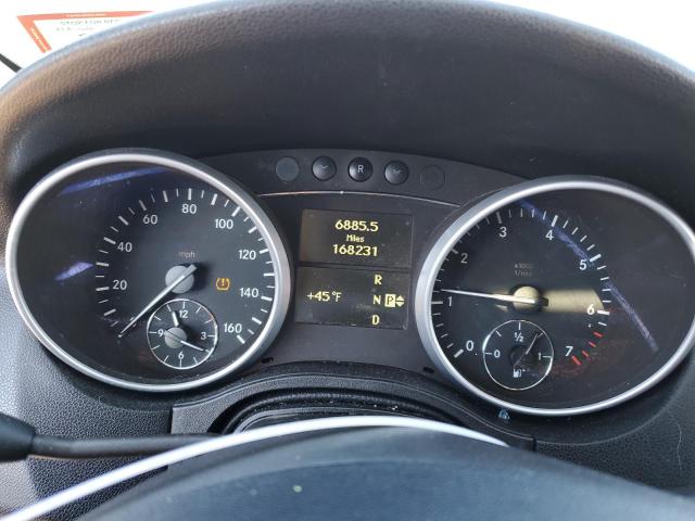 4JGBB8GB8AA609241 - 2010 MERCEDES-BENZ ML 350 4MATIC GRAY photo 9