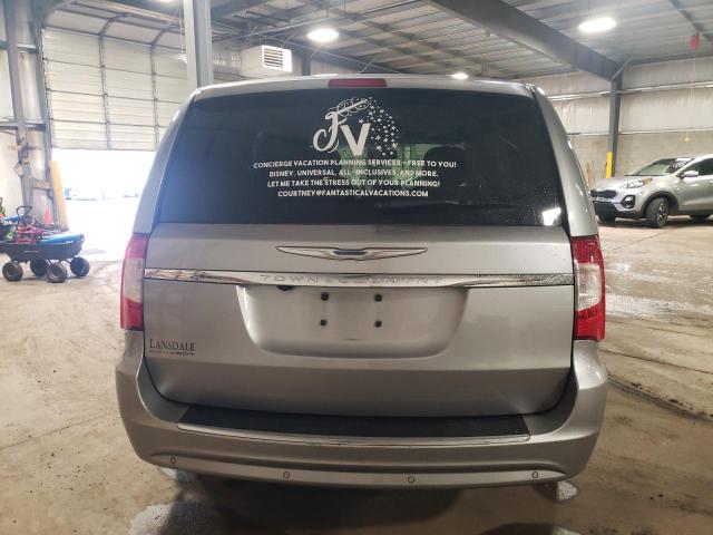 2C4RC1CG3GR247140 - 2016 CHRYSLER TOWN & COU TOURING L SILVER photo 6