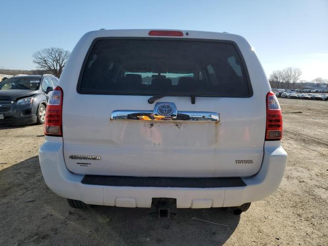 JTEBU14R278086396 - 2007 TOYOTA 4RUNNER SR5 WHITE photo 6