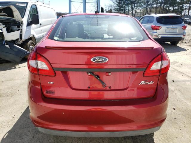 3FADP4BJ2BM144620 - 2011 FORD FIESTA SE BURGUNDY photo 6