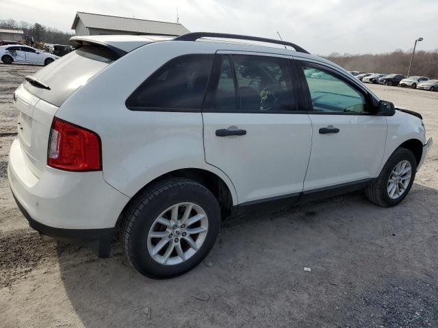 2FMDK3GC8DBE09831 - 2013 FORD EDGE SE WHITE photo 3