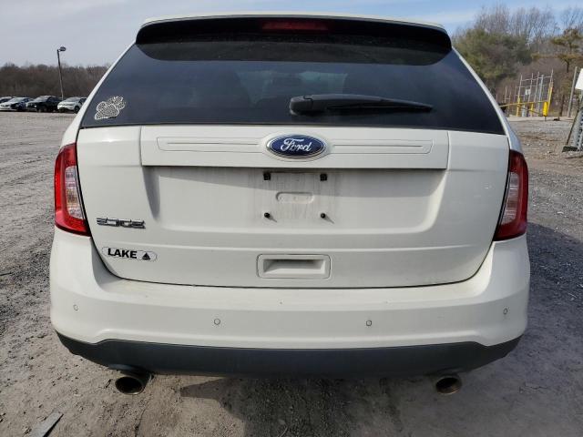 2FMDK3GC8DBE09831 - 2013 FORD EDGE SE WHITE photo 6