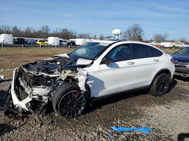 WDC0J4KBXKF573677 - 2019 MERCEDES-BENZ GLC COUPE 300 4MATIC WHITE photo 1