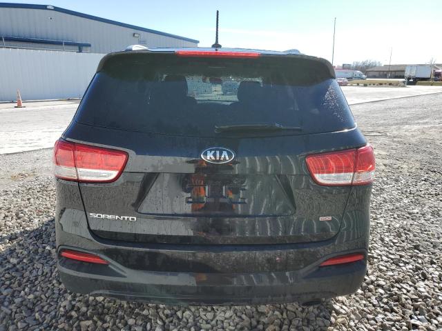 5XYPGDA36GG148894 - 2016 KIA SORENTO LX BLACK photo 6