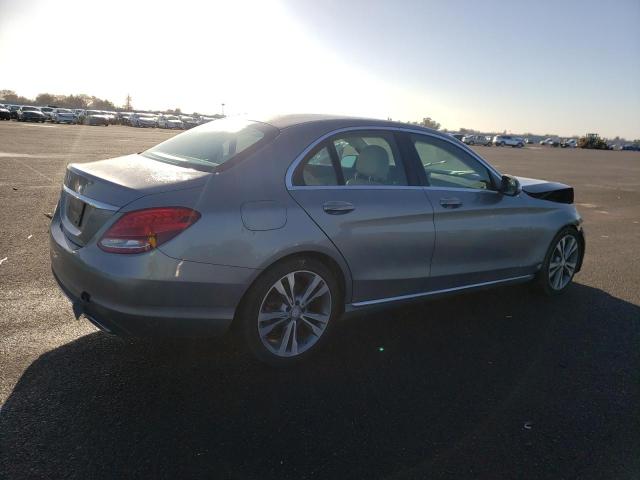 55SWF4JB0GU112730 - 2016 MERCEDES-BENZ C 300 GRAY photo 3