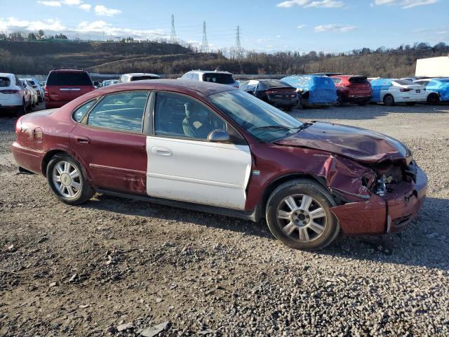 1FAFP56S55A225551 - 2005 FORD TAURUS SEL RED photo 4