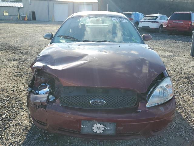 1FAFP56S55A225551 - 2005 FORD TAURUS SEL RED photo 5
