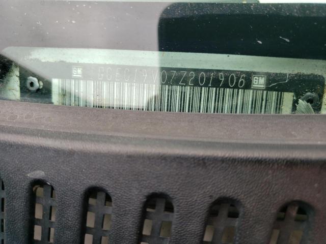 1GCEC19V07Z201906 - 2007 CHEVROLET SILVERADO C1500 CLASSIC WHITE photo 12