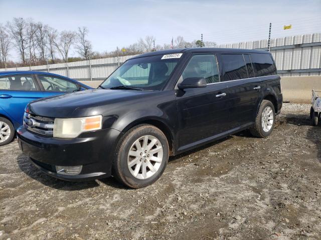 2FMGK5CC7BBD21185 - 2011 FORD FLEX SEL BLACK photo 1