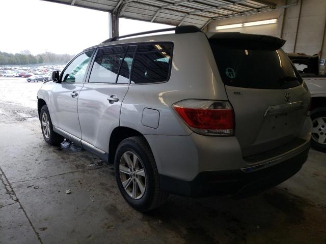 5TDZA3EH9BS008974 - 2011 TOYOTA HIGHLANDER BASE فضي صورة 2