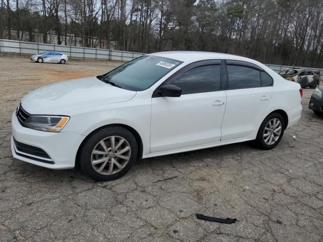 3VWD17AJ6FM266284 - 2015 VOLKSWAGEN JETTA SE WHITE photo 1