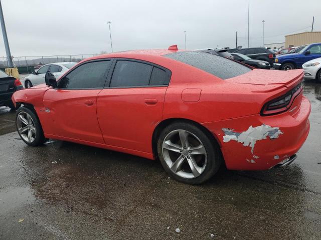 2C3CDXCT1GH303363 - 2016 DODGE CHARGER R/T RED photo 2