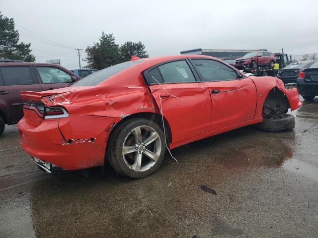 2C3CDXCT1GH303363 - 2016 DODGE CHARGER R/T RED photo 3