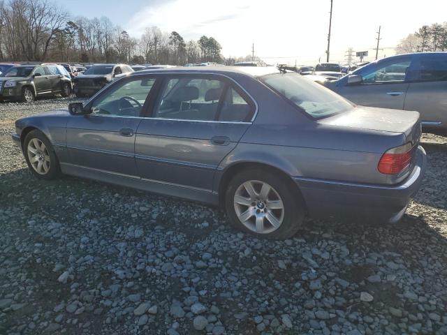 WBAGH83441DP30330 - 2001 BMW 740 IL BLUE photo 2