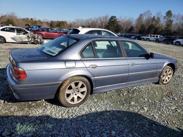 WBAGH83441DP30330 - 2001 BMW 740 IL BLUE photo 3