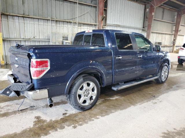 1FTFW1CF1DKD57583 - 2013 FORD F150 SUPERCREW BLUE photo 3