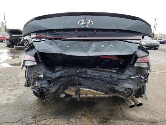 KMHLR4AF3MU149820 - 2021 HYUNDAI ELANTRA N LINE GRAY photo 6