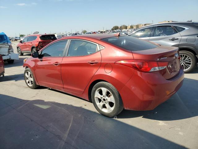 KMHDH4AE9BU121564 - 2011 HYUNDAI ELANTRA GLS RED photo 2