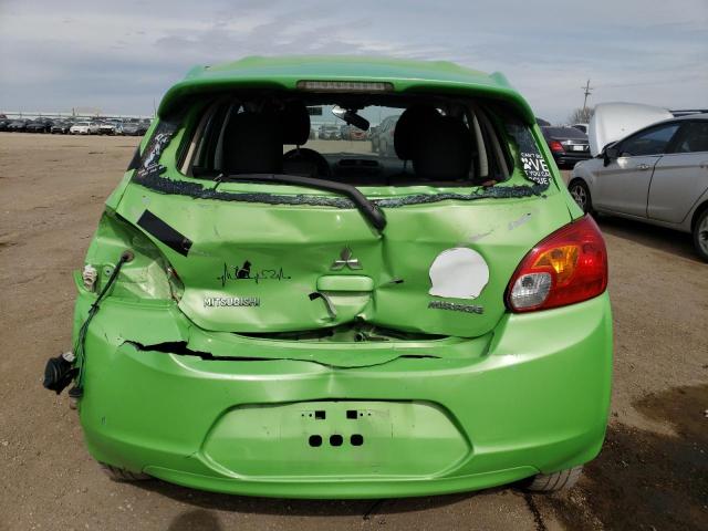 ML32A3HJ3EH007783 - 2014 MITSUBISHI MIRAGE DE GREEN photo 6