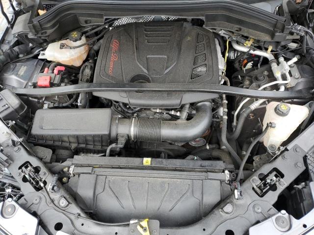 ZASFAKNN6J7B63307 - 2018 ALFA ROMEO STELVIO TI SPORT GRAY photo 11