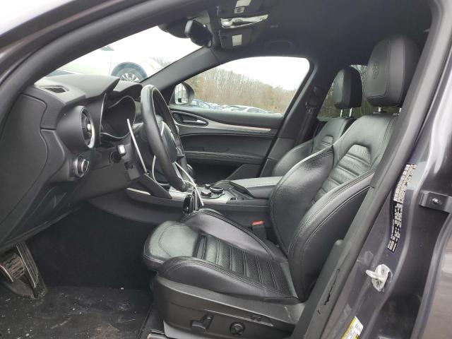 ZASFAKNN6J7B63307 - 2018 ALFA ROMEO STELVIO TI SPORT GRAY photo 7