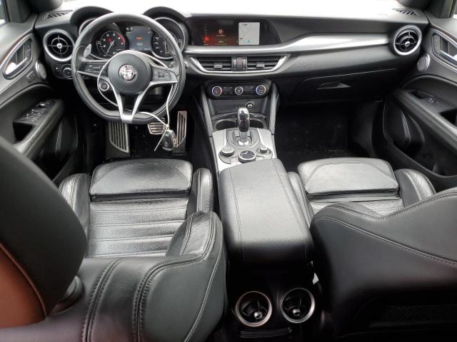 ZASFAKNN6J7B63307 - 2018 ALFA ROMEO STELVIO TI SPORT GRAY photo 8