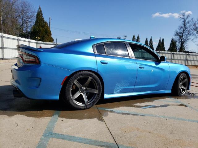 2C3CDXL95JH312031 - 2018 DODGE CHARGER SRT HELLCAT BLUE photo 3