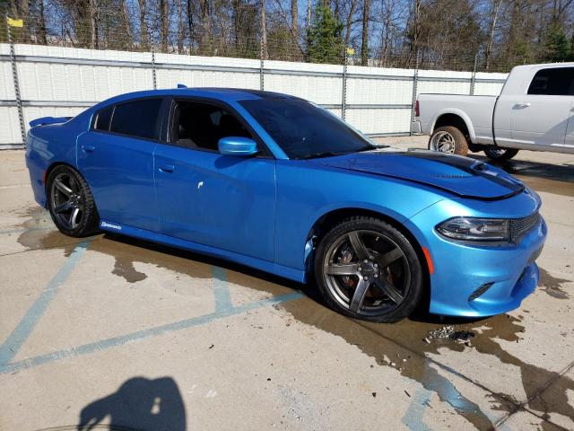 2C3CDXL95JH312031 - 2018 DODGE CHARGER SRT HELLCAT BLUE photo 4