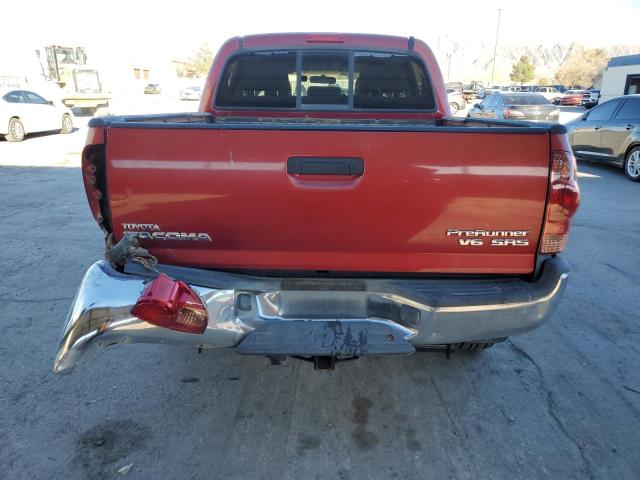 3TMJU62N18M069325 - 2008 TOYOTA TACOMA DOUBLE CAB PRERUNNER RED photo 6