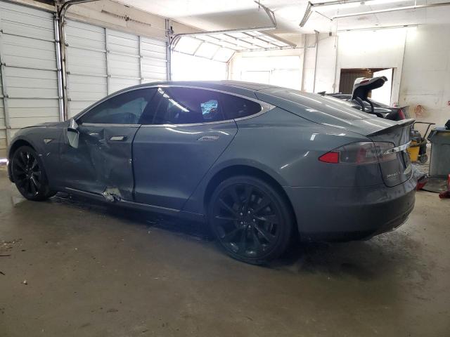 5YJSA1DN0DFP26935 - 2013 TESLA MODEL S 灰色 照片 2