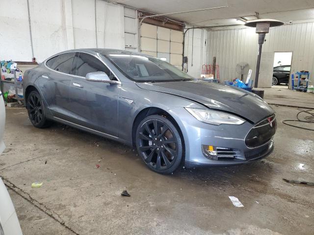 5YJSA1DN0DFP26935 - 2013 TESLA MODEL S 灰色 照片 4