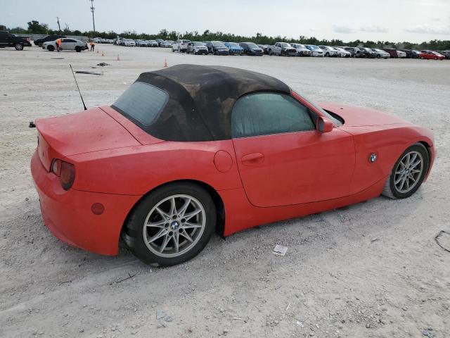 4USBT33584LS52442 - 2004 BMW Z4 2.5 RED photo 3