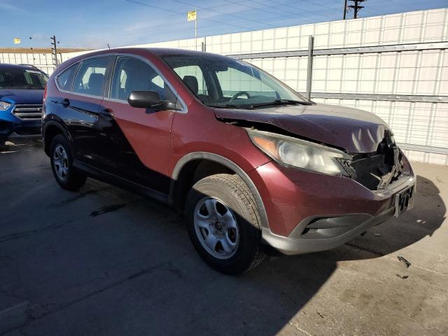 5J6RM4H33EL112647 - 2014 HONDA CR-V LX MAROON photo 4