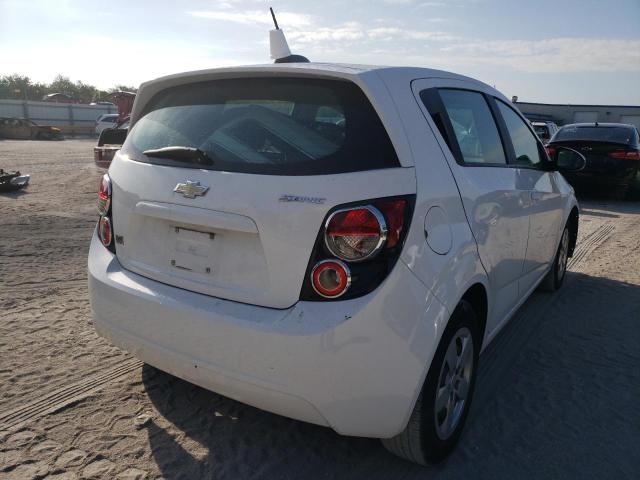 1G1JB6SH8F4219903 - 2015 CHEVROLET SONIC LS WHITE photo 3
