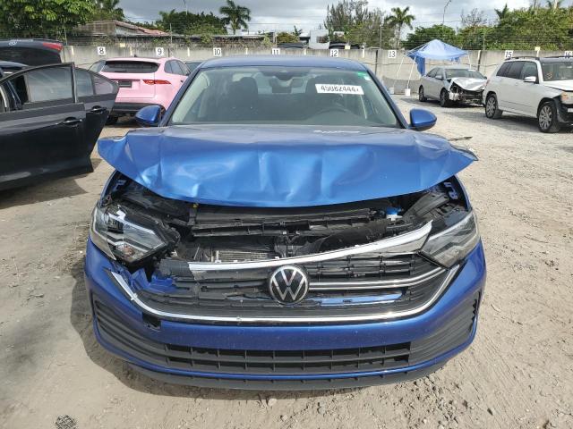 3VWCM7BU9NM004818 - 2022 VOLKSWAGEN JETTA S BLUE photo 5