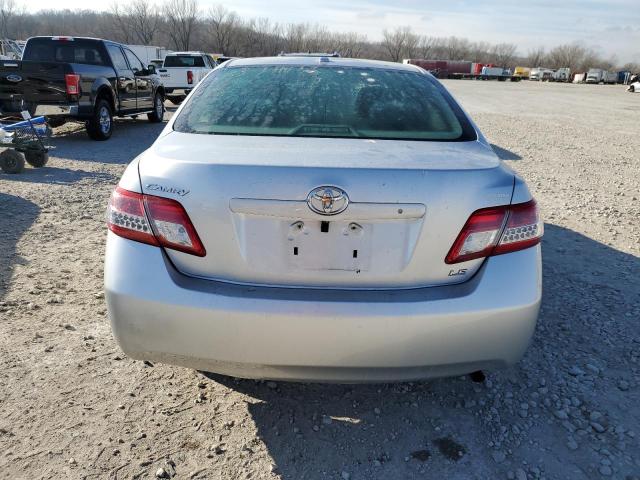 4T4BF3EK5BR141761 - 2011 TOYOTA CAMRY BASE SILVER photo 6