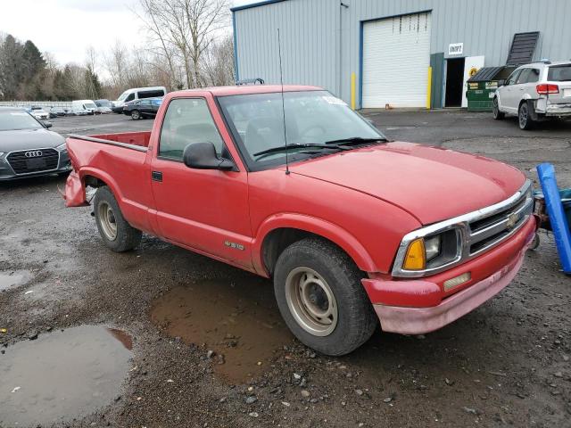 1GCCS14Z2R8121584 - 1994 CHEVROLET S TRUCK S10 RED photo 4