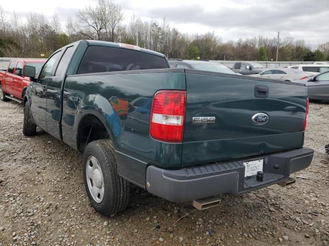 1FTRX12W97KC38499 - 2007 FORD F150 GREEN photo 2