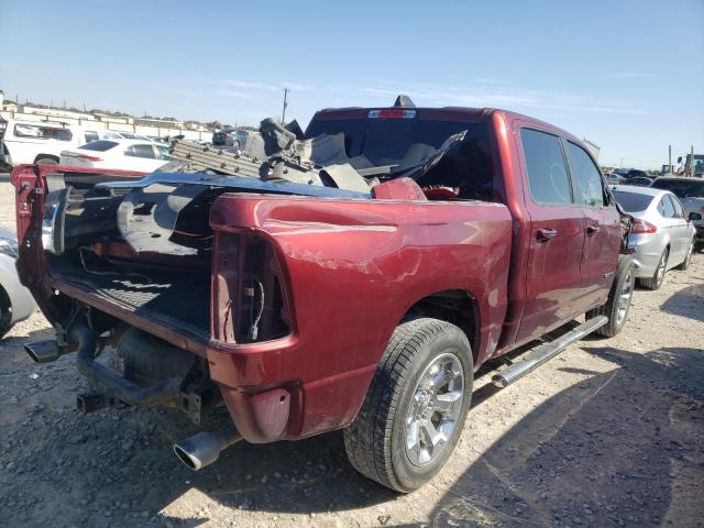 1C6RREFT0KN642372 - 2019 RAM 1500 BIG HORN/LONE STAR RED photo 3