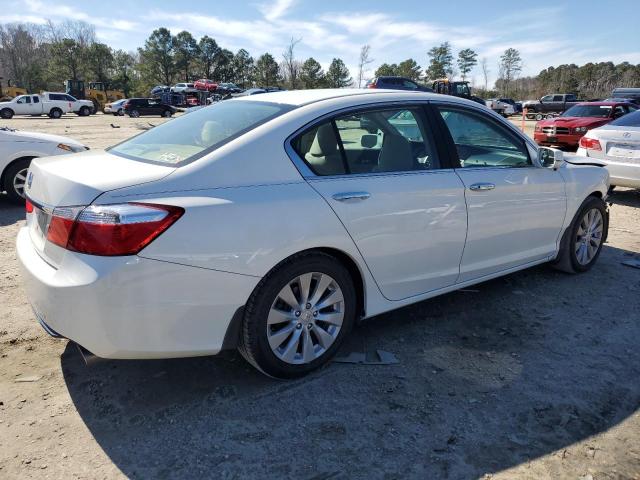 1HGCR2F72EA046077 - 2014 HONDA ACCORD EX WHITE photo 3