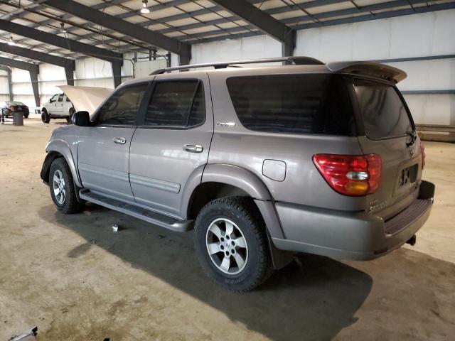 5TDBT48A92S122117 - 2002 TOYOTA SEQUOIA LIMITED GRAY photo 2