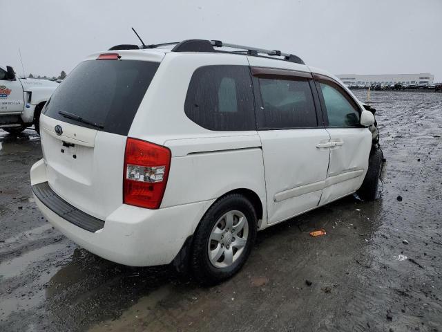 KNDMB133786248441 - 2008 KIA SEDONA WHITE photo 3