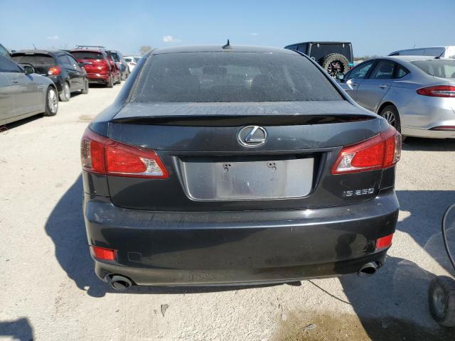 JTHBF5C20B5153788 - 2011 LEXUS IS 250 BLACK photo 6